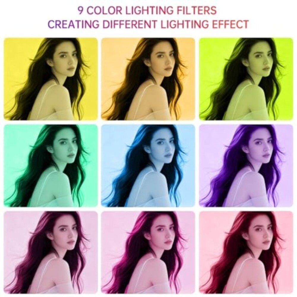 Four-arm RGB LED Photography Light, Equipped with a Tripod Mount, Photography Ba - Picture 3 of 8